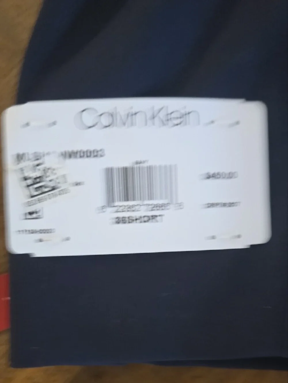 NWT - Calvin Klein Men's Navy Blue Two-Button Sport Coat